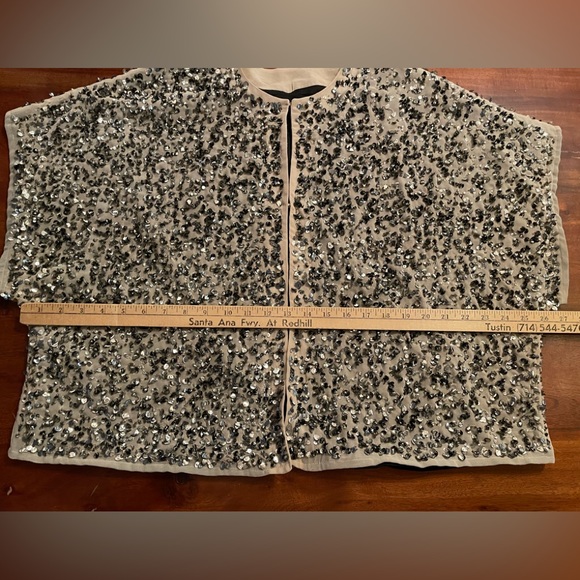 ELOQUII studio Women’s Party Cocktail Short Sleeve Jacket W/sequins Shimmer 18 - Picture 3 of 10